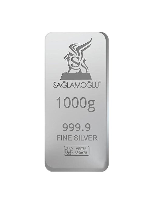 Sağlamoğlu 1000 Gr Gümüş Külçe