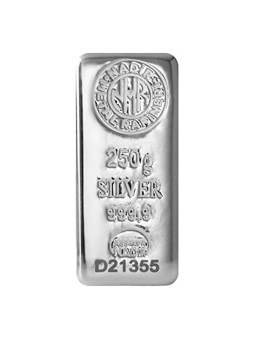 NadirGold 250 Gr Gümüş Külçe