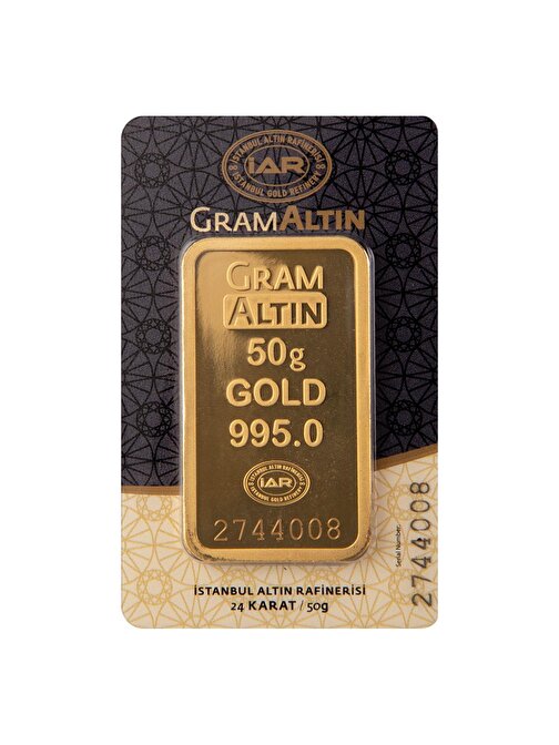 50 gr 24 Ayar İAR Gram Altın