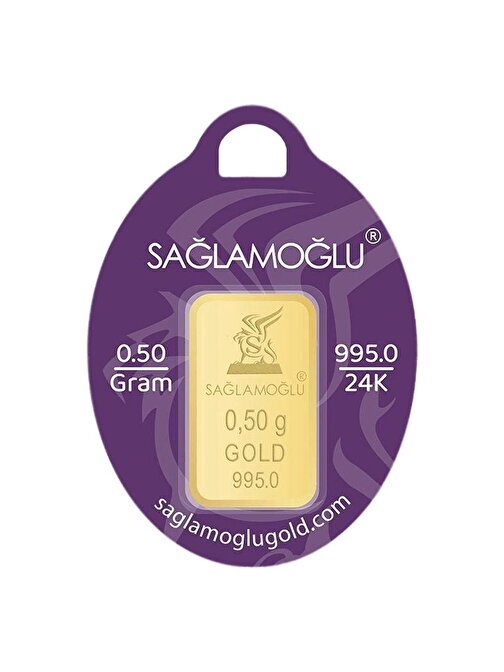 0.50 gr 24 Ayar Sağlamoğlu Gram Altın