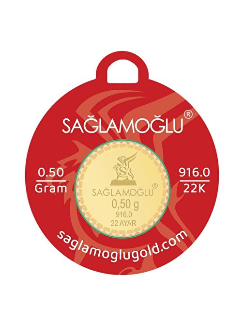 0.50 gr 22 Ayar Sağlamoğlu Gram Altın