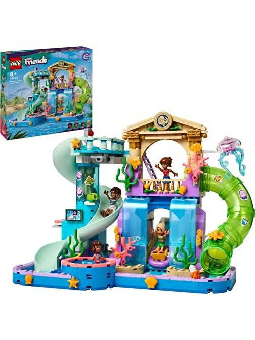 LEGO® Friends Heartlake City Su Parkı 42630 - 8 Yaş ve Üzeri Çocuklar için Leo, Aliya ve Sara Minifigürü İçeren Yaratıcı Oyuncak Yapım Seti (814 Parça)