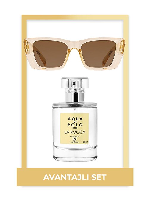 Aqua di Polo 1987 La Rocca EDP 50 ml Kadın Parfüm & Vizon Gözlük Seti