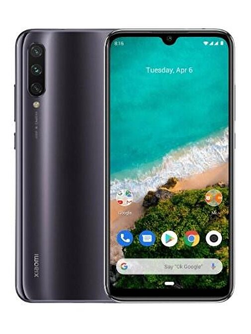 Xiaomi Mi A3 64 Gb Siyah 4 GB Ram (Outlet Ürün)