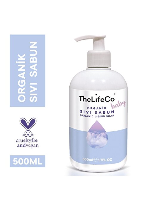 TheLifeCo Baby Organik Sıvı Sabun Parfümsüz 500ml