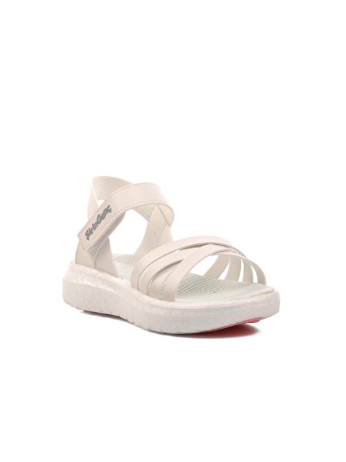 Ayakmod 24-999-P Beyaz Çocuk Sandalet