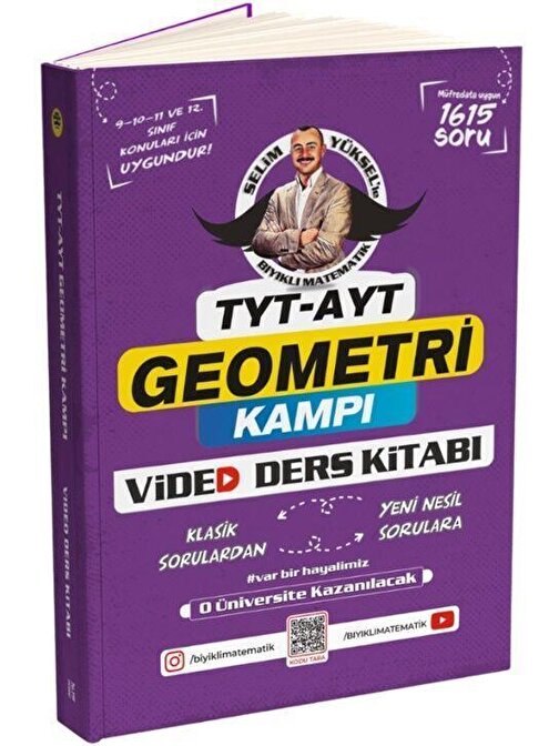 TYT AYT Geometri Video Ders Kitabı Bıyıklı Matematik