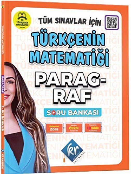 Gamze Hoca Türkçenin Matematiği Tüm Sınavlar İçin Paragraf Soru Bankası KR Akademi
