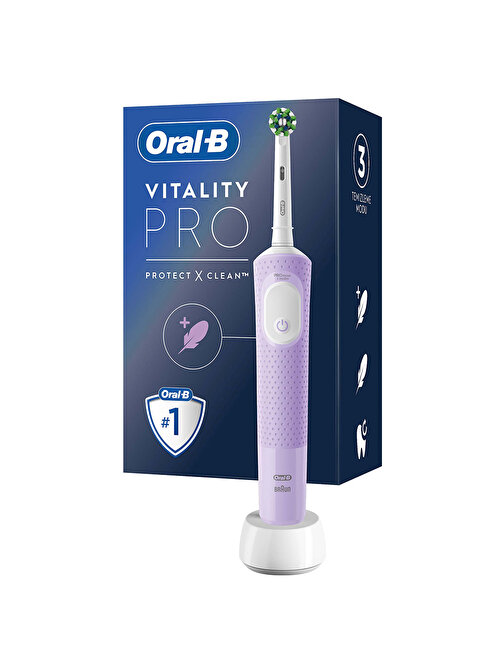 Oral-B Vitality Pro Şarjlı-Elektrikli Diş Fırçası Lila