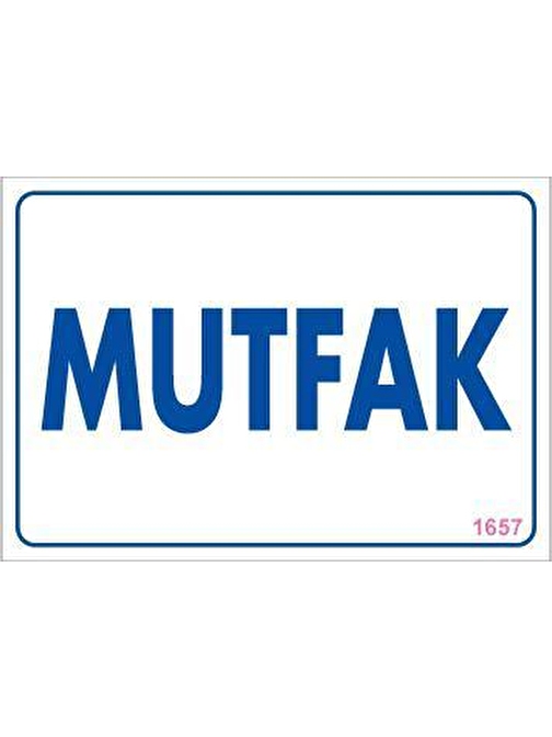 Avmdepo  Mutfak Uyarı Levhası 17,5x25 KOD:1657