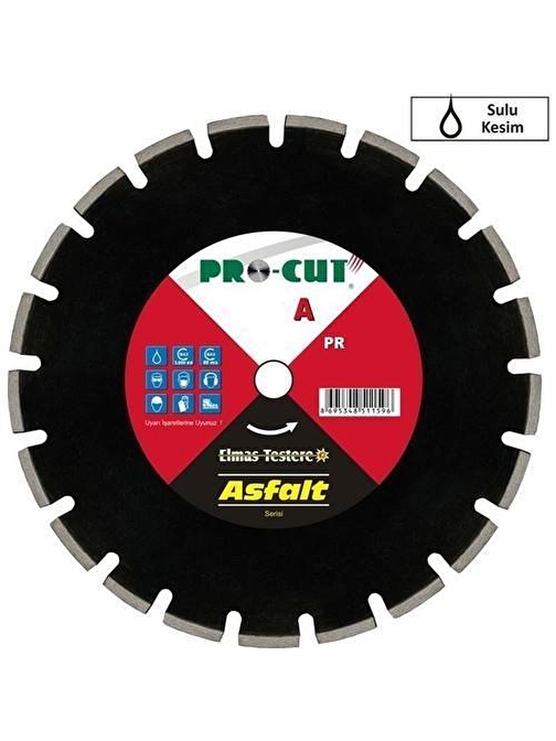 Procut 51157 A 350 Asfalt Kesme Elmas Testere 35 cm