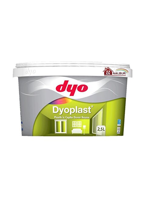Dyo Dyoplast Plastik İç Cephe Boyası 2,5 Litre Siyah