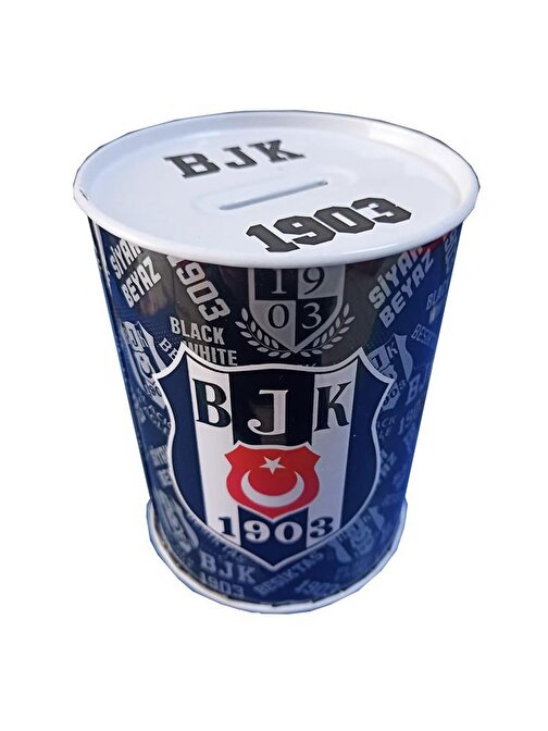 Beşiktaş Metal Kumbara Orta Boy Orjinal Lisanslı 1 Adet Bjk Kumbara Taraftar Kumbara Kara Kartal 12x9 cm