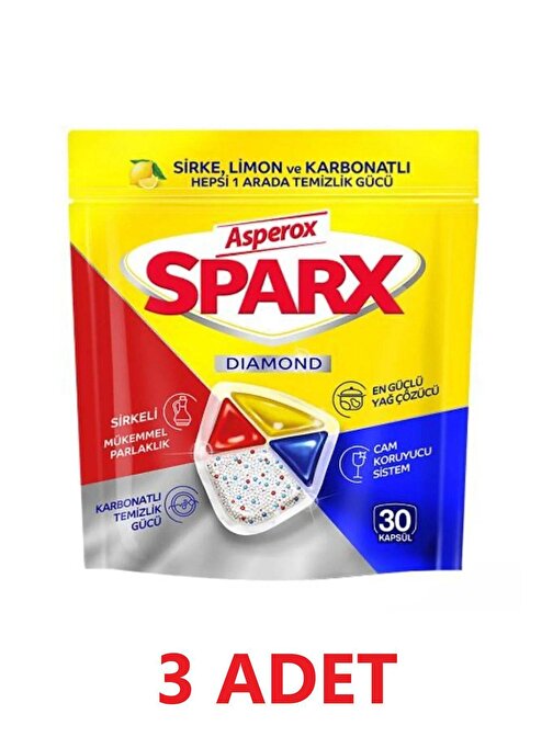 Asperox Sparx Bulaşık Makinesi Deterjanı 90 Tablet