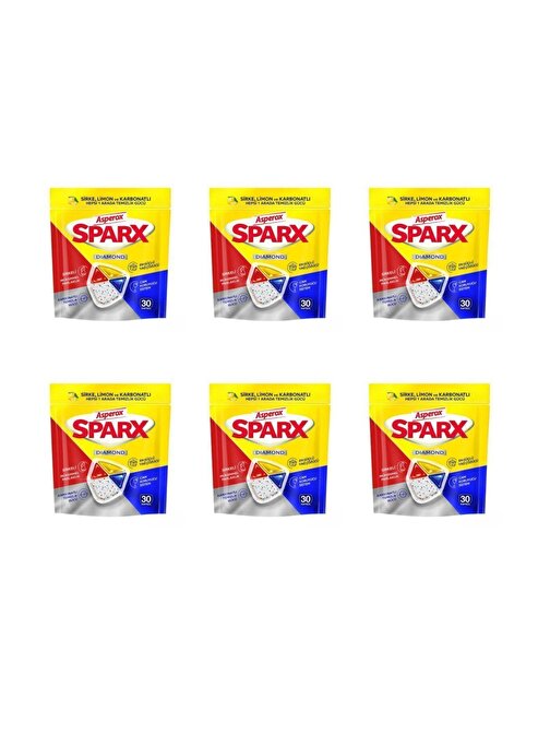 Asperox Sparx Bulaşık Makinesi Deterjanı 180 Tablet