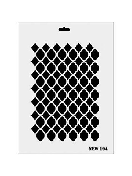 Rich New Seri N-194 Stencil 35x25 cm