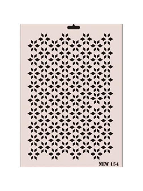 Rich New Seri N-154 Stencil 35x25 cm