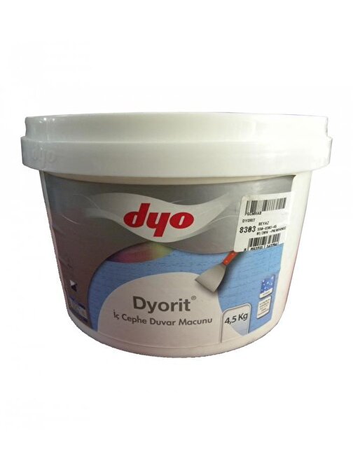 Dyorit İç Cephe Macunu 4,5 Kg Beyaz