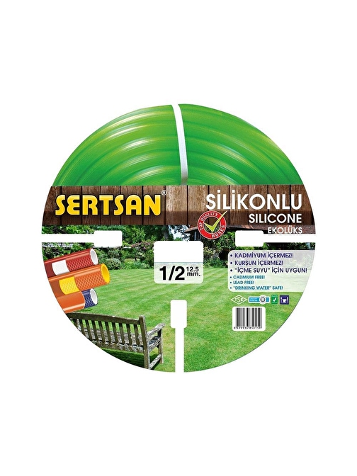 Sertsan 1/2 Ekolüks Silikonlu Hortum 25 Metre