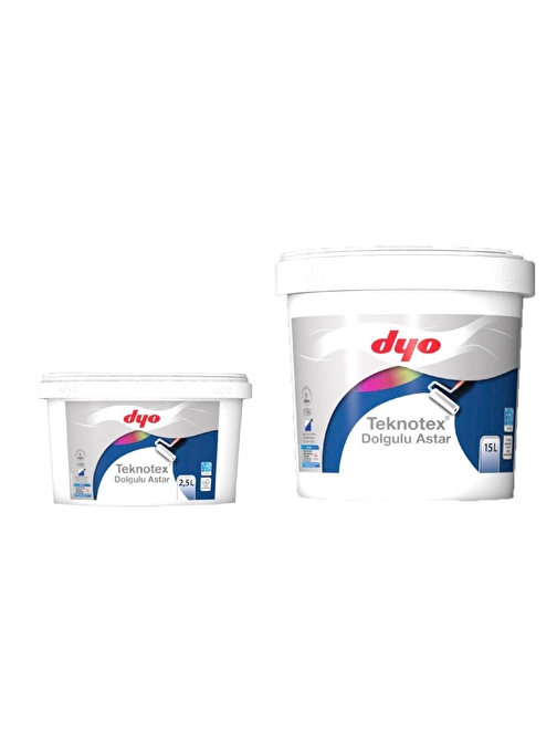 Dyo Teknotex Dolgulu Dış Cephe Astarı 15 Litre Beyaz