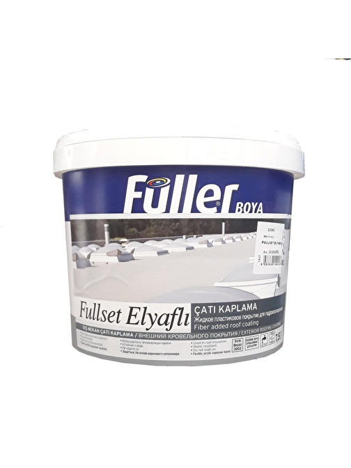 Füller Fullset Elyaflı Çatı Kaplama 7,5 Litre Beyaz