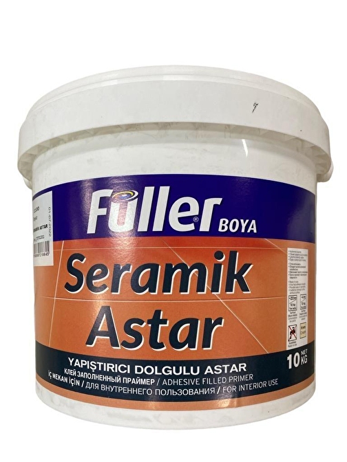  Füller Seramik Üstü Astar 10 Kg Beyaz