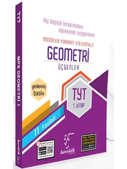 TYT Geometri Üçgenler 1. Kitap MPS 11 Fasikül Karekök Yayınları