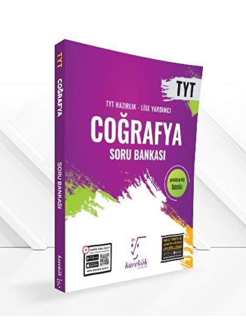 TYT Coğrafya Soru Bankası Karekök Yayınları