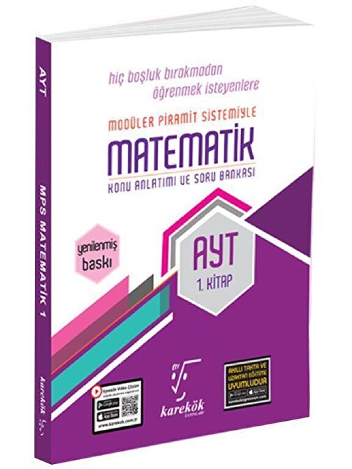 AYT Matematik Konu Anlatımlı Soru Bankası 1. Kitap Karekök Yayınları