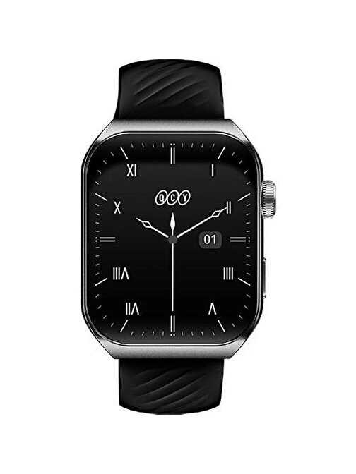 Qcy Watch GS2 Amoled Siyah Akıllı Saat