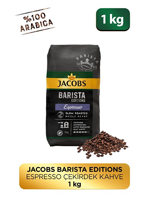 Jacobs Barista Editions Çekirdek Kahve %100 Arabica Espresso 1 Kg