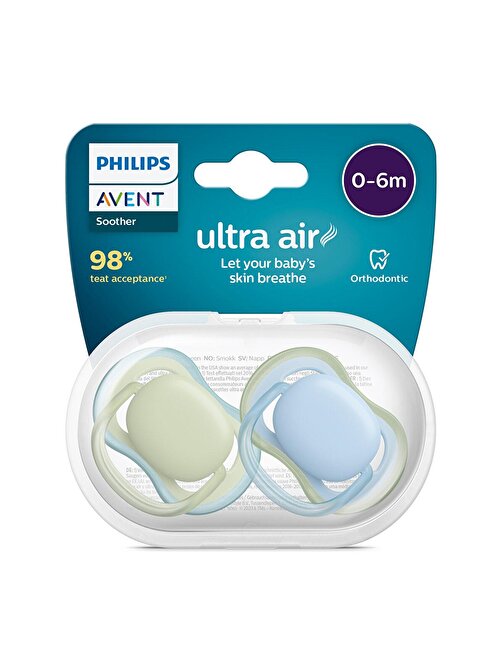 Philips Avent Ultra Air Emzik 0-6 Ay, 2'li Paket, Unisex