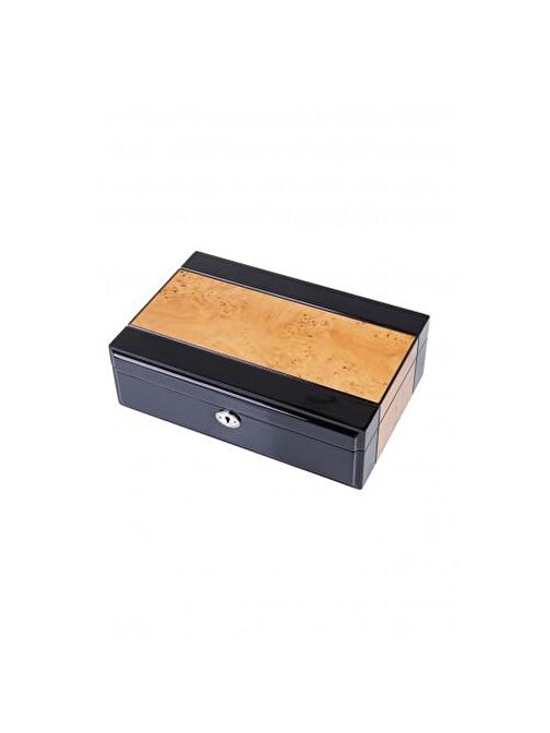 Kilitli Nem Ölçerli Humidor PHUM098