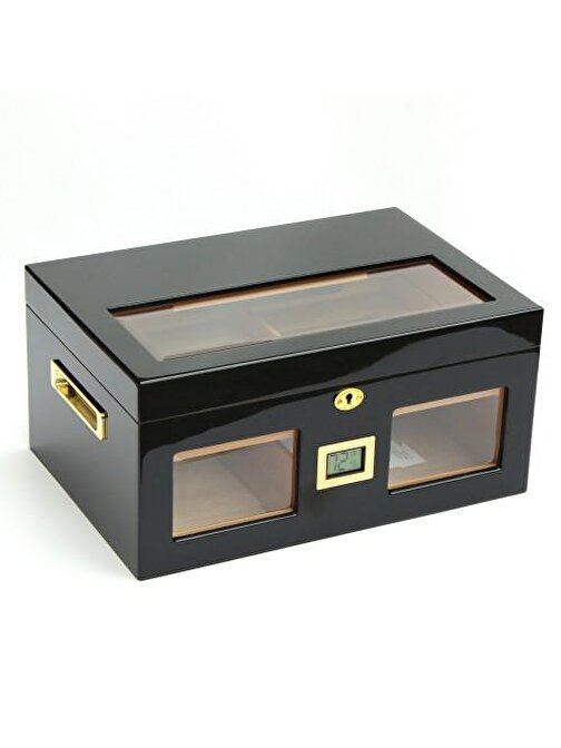 Camlı Dijital Nem Ölçerli Humidor PHUM0142
