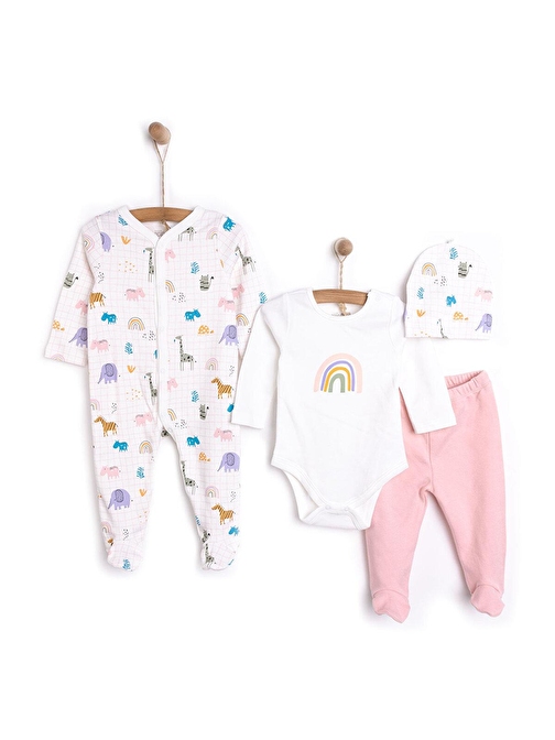 HelloBaby Yenidoğan 4lü Hastane Çıkışı Unisex