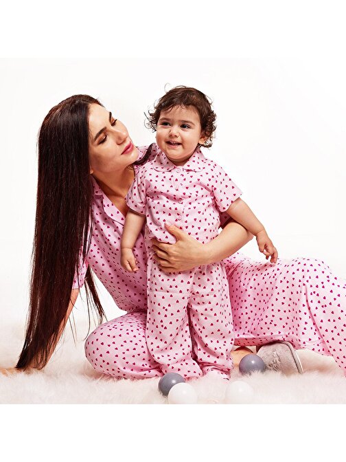 HelloBaby Kısa Kollu Pijama Takımı Kız Bebek