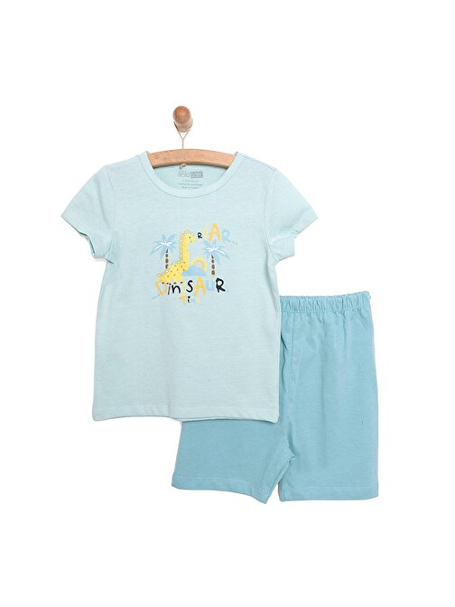 HelloBaby Erkek Kısa Kol Pijama Takımı Erkek Bebek
