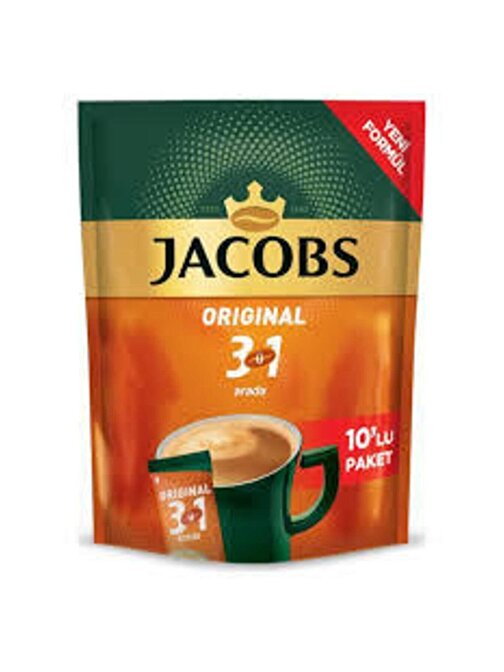 Jacobs 3'ü 1 Arada 10'lu Paket