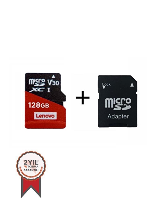 Torima K105 128 GB Micro SDHC Hafıza Kartı SD Adaptör Dahil