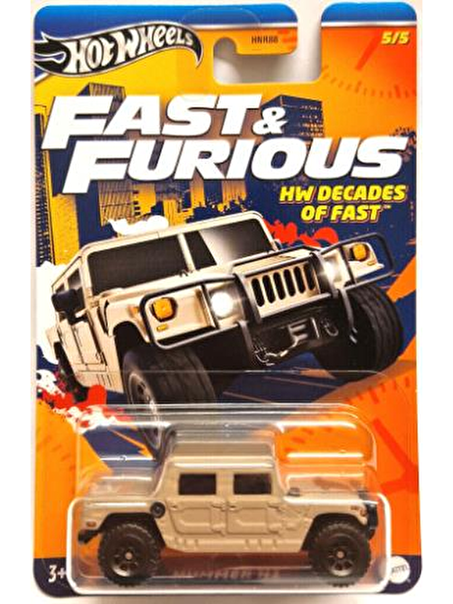 Hot Wheels Fast & Furious Hummer H1 HRW45