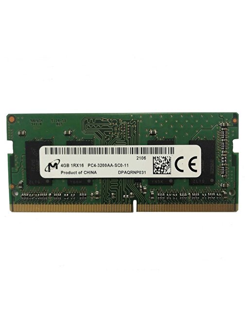 Micron 4GB DDR4 3200MHz Masaüstü Ram 