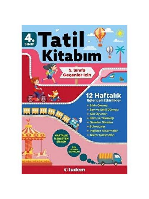 4. Sınıf Tatil Kitabım Tudem Yayınları