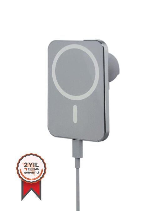 Torima W11 Magnetic Magsafe Wıreless Araç Telefon Tutucu Ve Kablosuz Şarj Cihazı