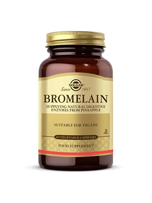 Solgar Bromelain 150 Mg 60 Kapsül