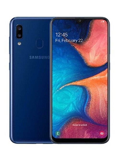 Samsung Galaxy A20 32 GB Mavi 3 GB Ram (Outlet Cihaz Ürün)