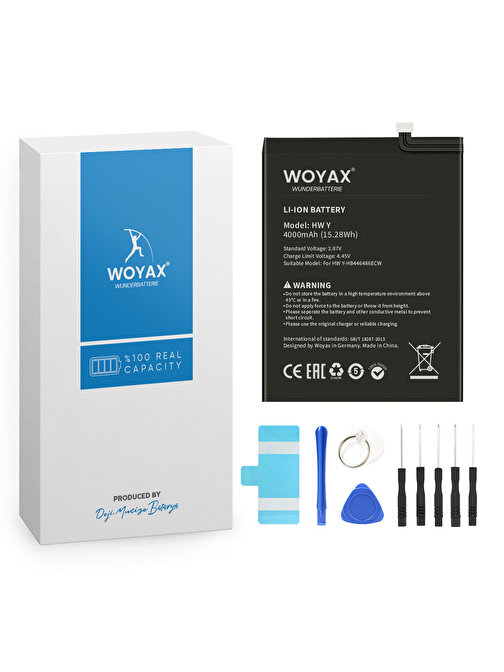 Woyax by Deji Huawei Y9 Prime (2019) Uyumlu Batarya