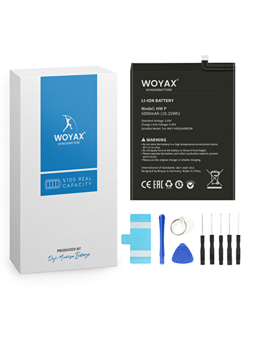 Woyax by Deji Huawei P Smart (2021) Uyumlu Batarya