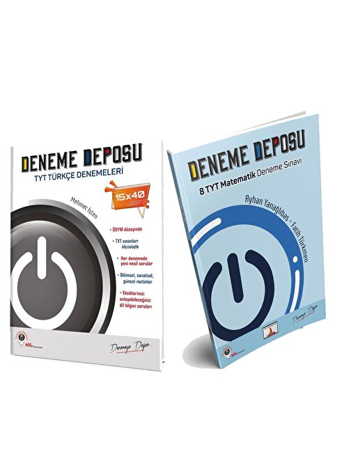 Deneme Deposu TYT Türkçe ve Matematik Deneme Seti 2 Kitap