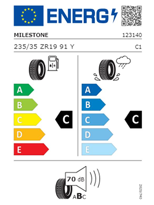 Milestone 235/35 ZR19 TL 91Y REINF. CARMILE SPORT Yaz Lastiğidir (Üretim Tarihi:2024