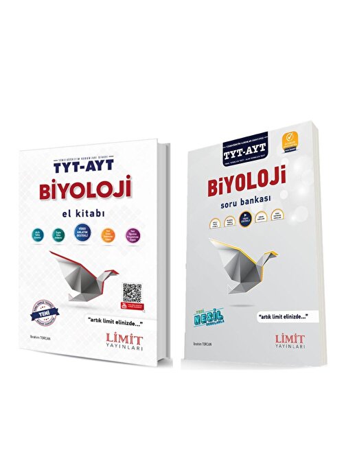 Limit Yayınları TYT AYT Biyoloji Soru Bankası ve Biyoloji El Kitabı 2 Kitap Set